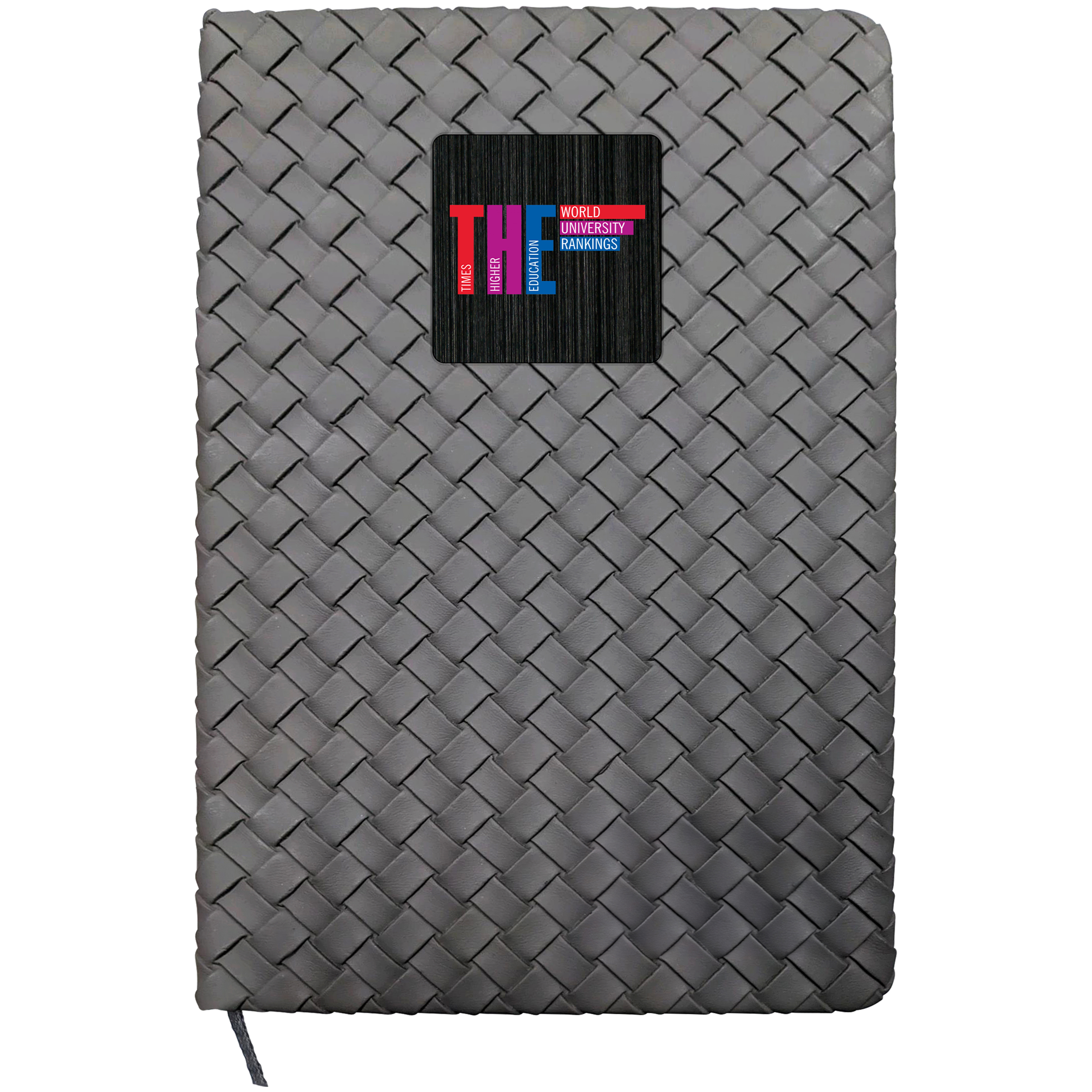 Woven Notebook with Metal Accent 1