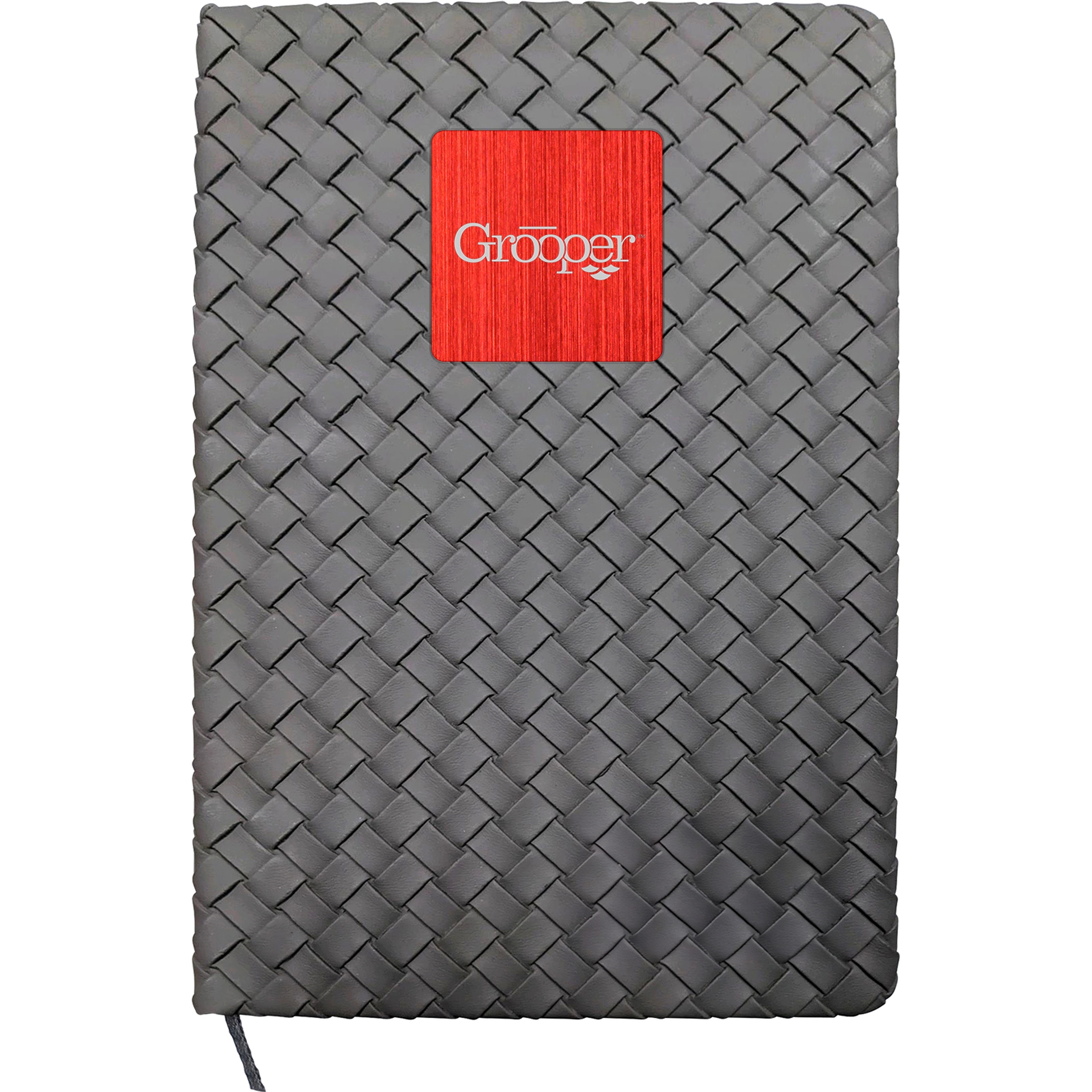 Woven Notebook with Metal Accent 1