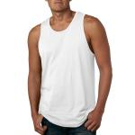 Next Level Men's Cotton Tank - White Next Level Men's Cotton Tank - White