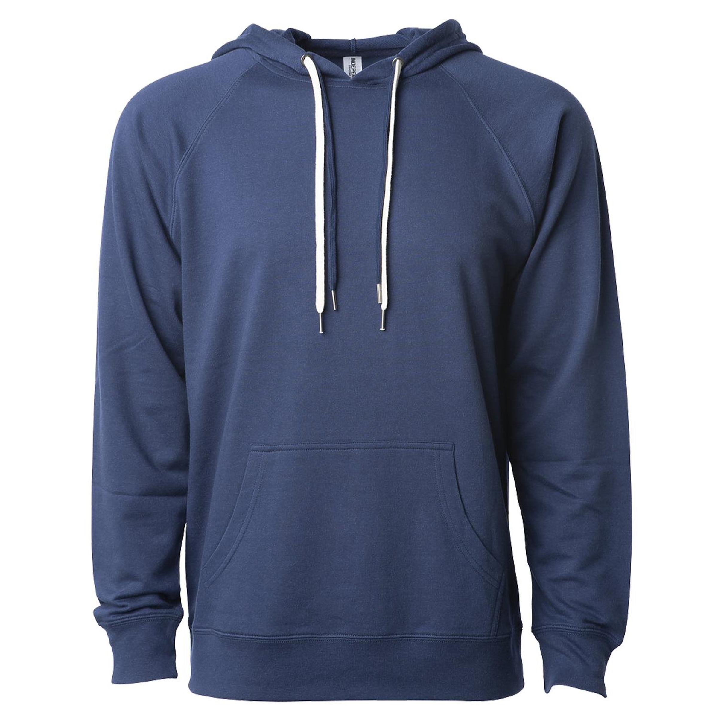 Unisex Lightweight Loopback Terry Hooded Pullover 1