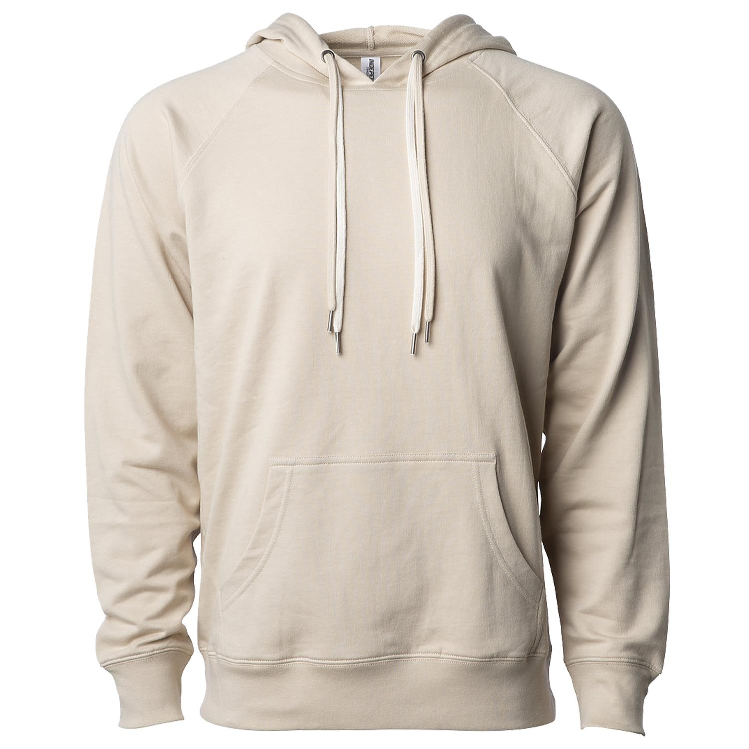 Unisex Lightweight Loopback Terry Hooded Pullover 1