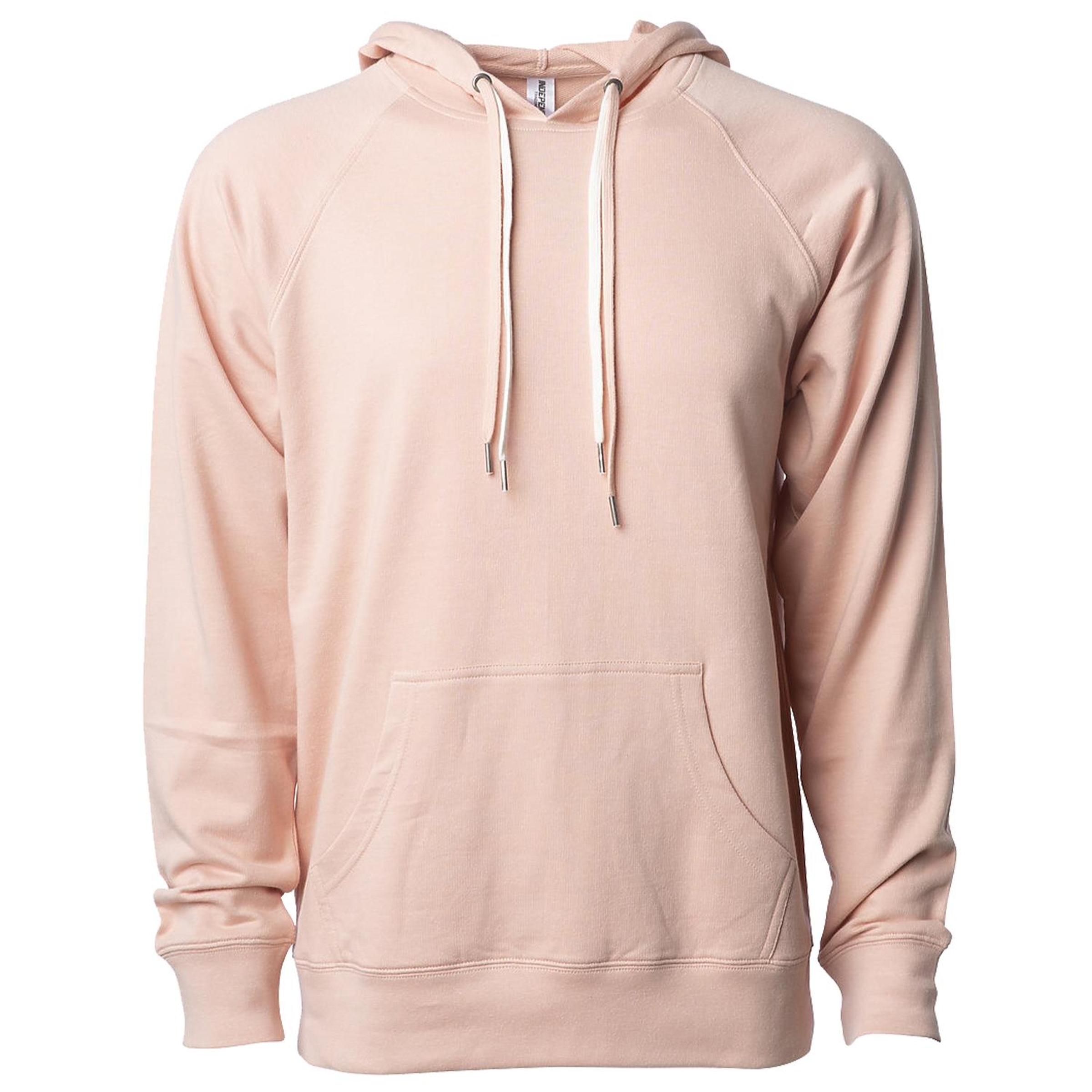 Unisex Lightweight Loopback Terry Hooded Pullover 1
