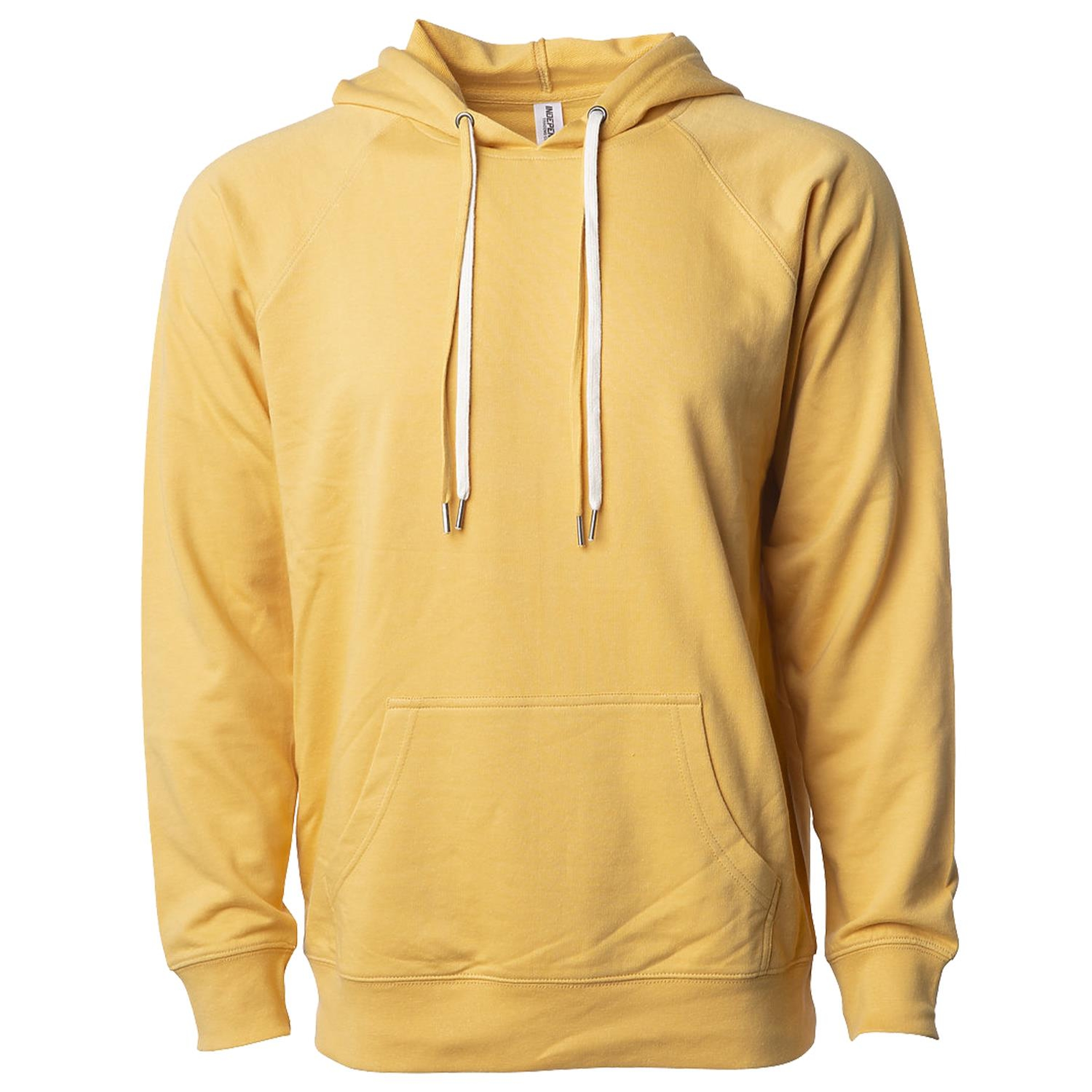Unisex Lightweight Loopback Terry Hooded Pullover 1