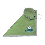 RPET Heather Golf Towel - Green RPET Heather Golf Towel - Green