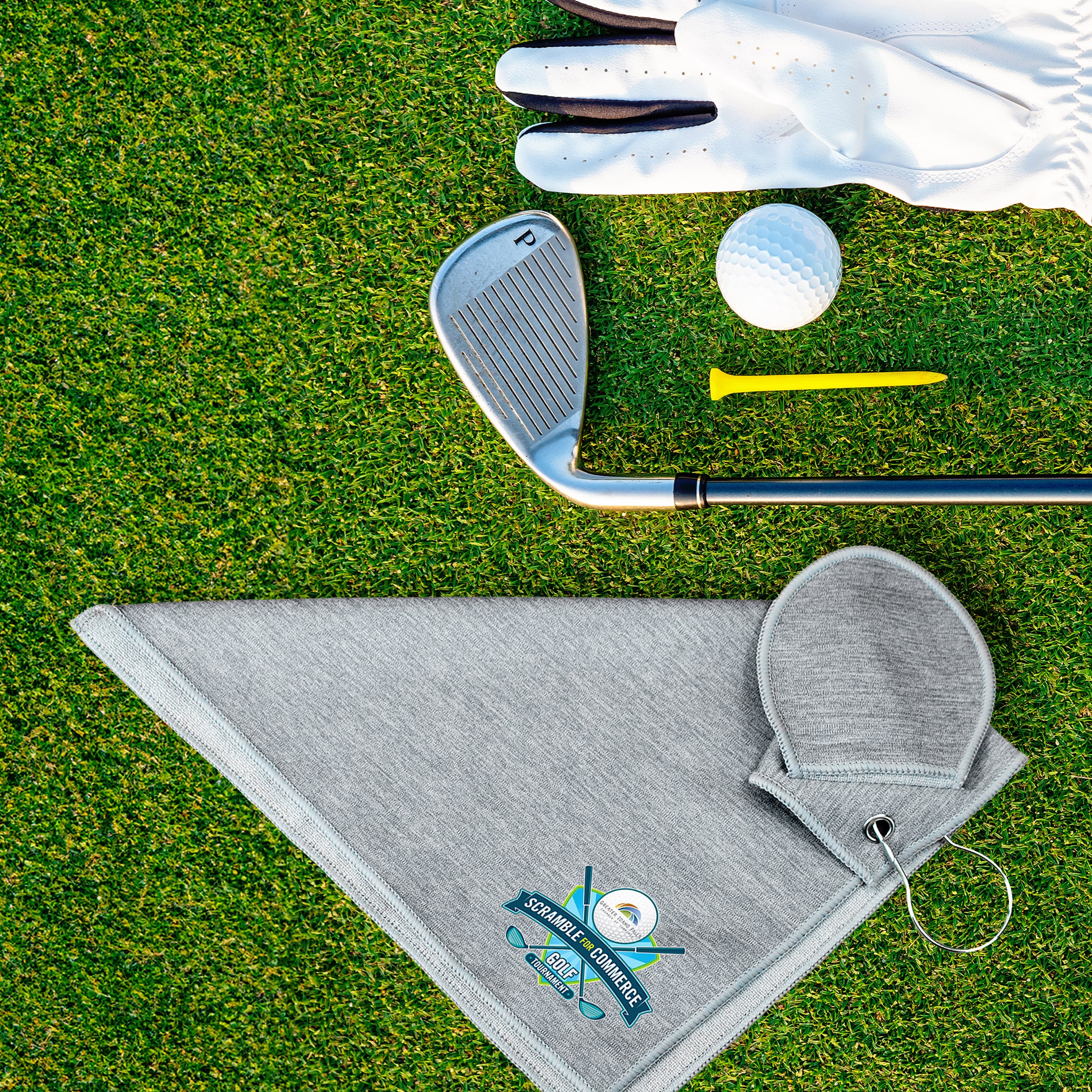 RPET Heather Golf Towel 1