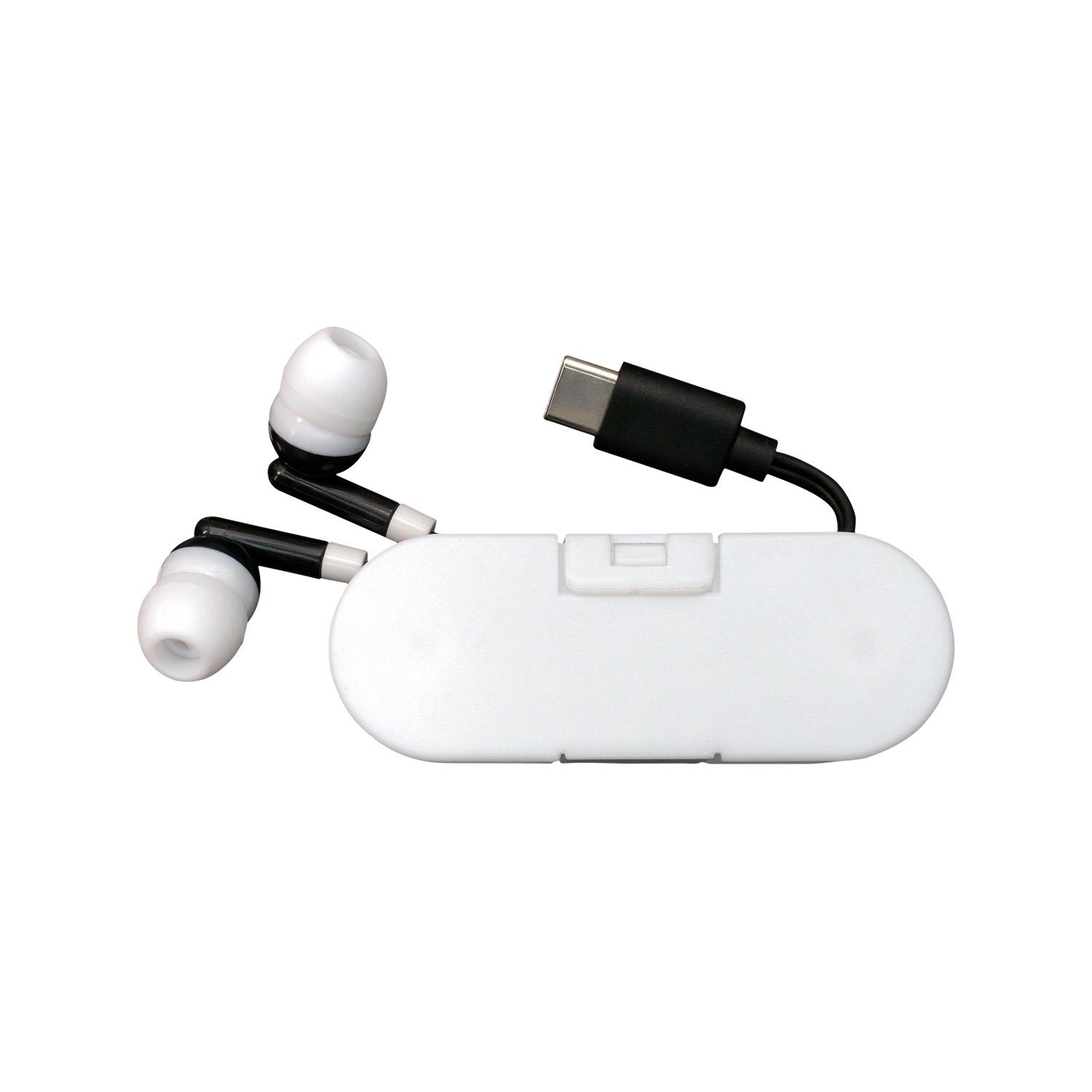 Type C Ear Bud Wrap Phone Stand 1
