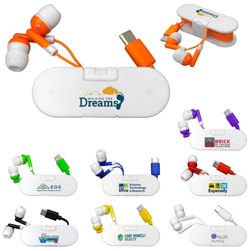 Type C Ear Bud Wrap Phone Stand 1 Type C Ear Bud Wrap Phone Stand 1