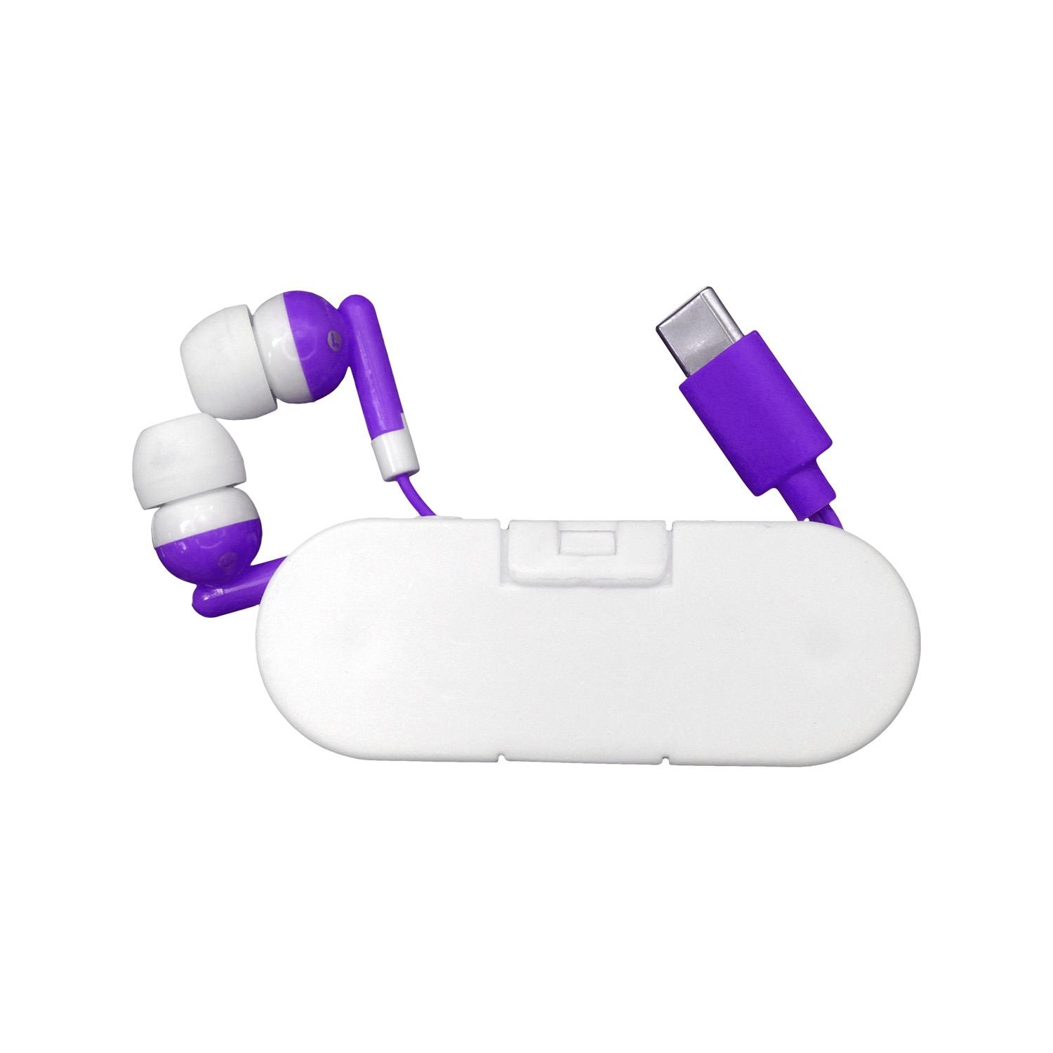 Type C Ear Bud Wrap Phone Stand 1
