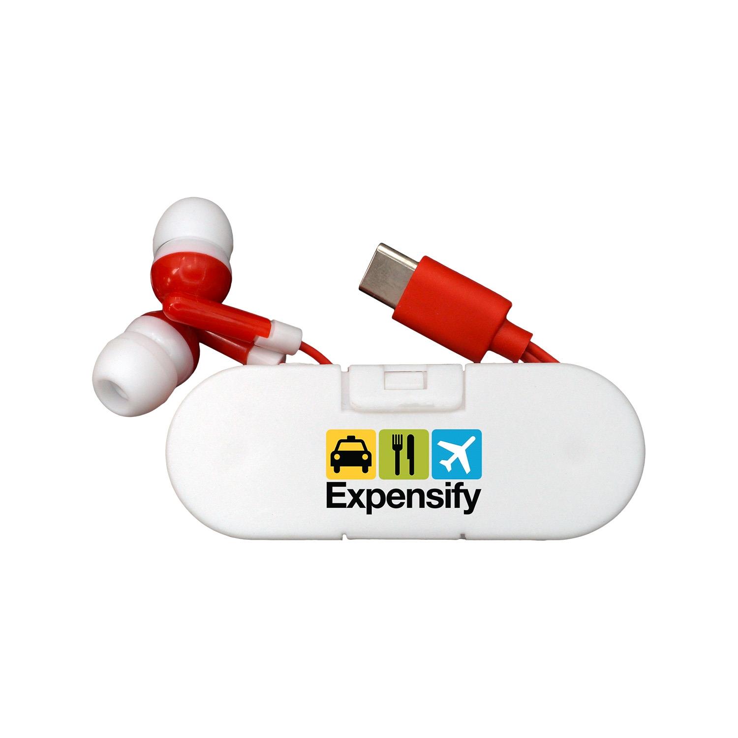 Type C Ear Bud Wrap Phone Stand 1