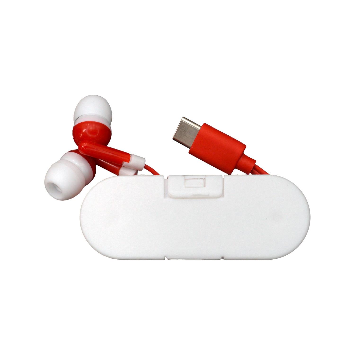 Type C Ear Bud Wrap Phone Stand 1