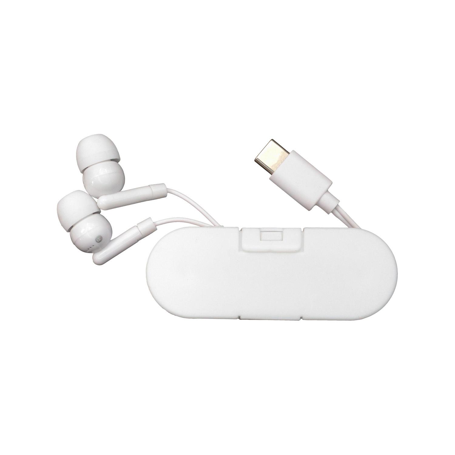 Type C Ear Bud Wrap Phone Stand 1