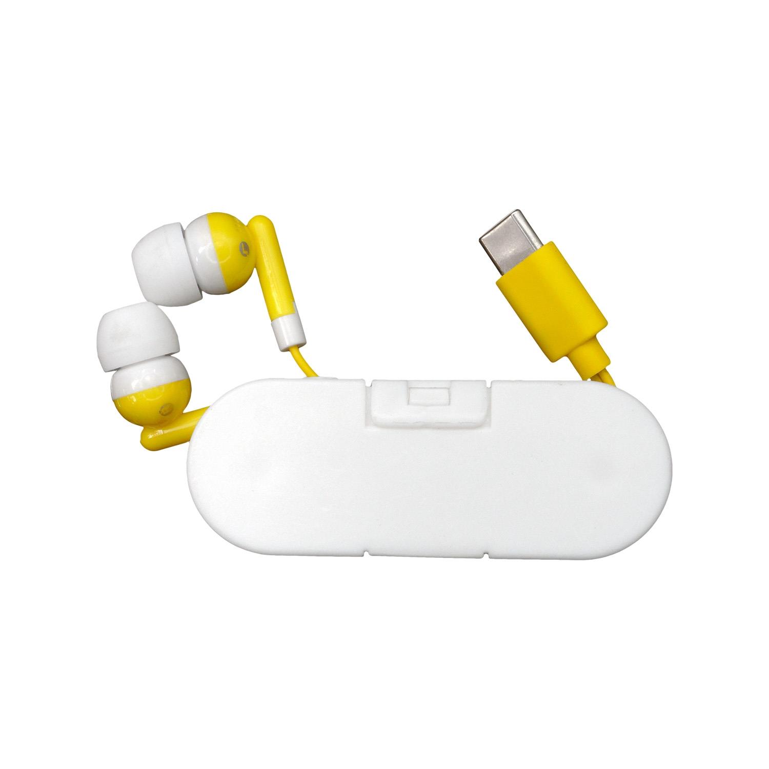 Type C Ear Bud Wrap Phone Stand 1