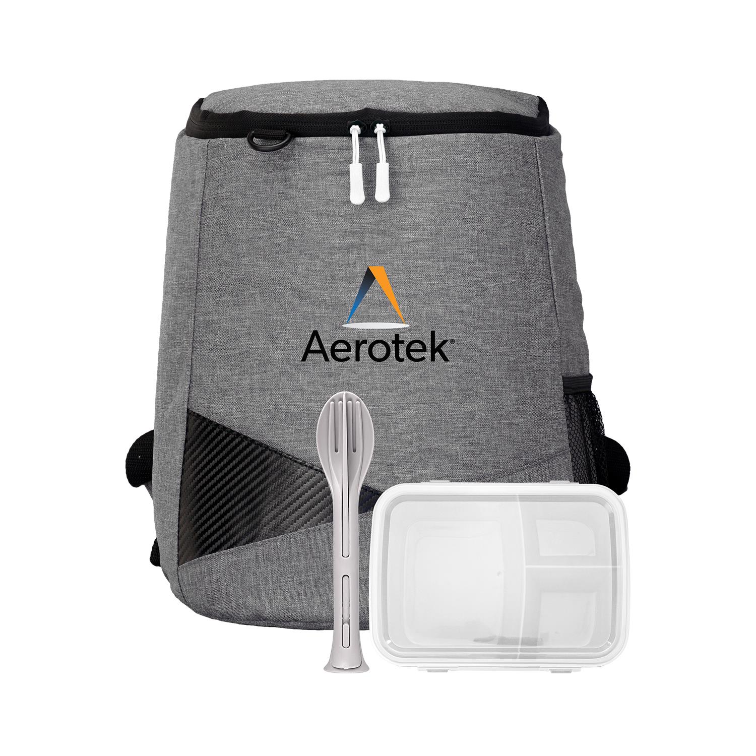 Lunch To Go & Utensil Backpack Set 1