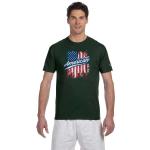 Champion 6 Oz. Short-Sleeve T-Shirt - Dark Green Logo Champion 6 Oz. Short-Sleeve T-Shirt - Dark Green Logo
