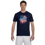 Champion 6 Oz. Short-Sleeve T-Shirt - Navy Blue Logo Champion 6 Oz. Short-Sleeve T-Shirt - Navy Blue Logo