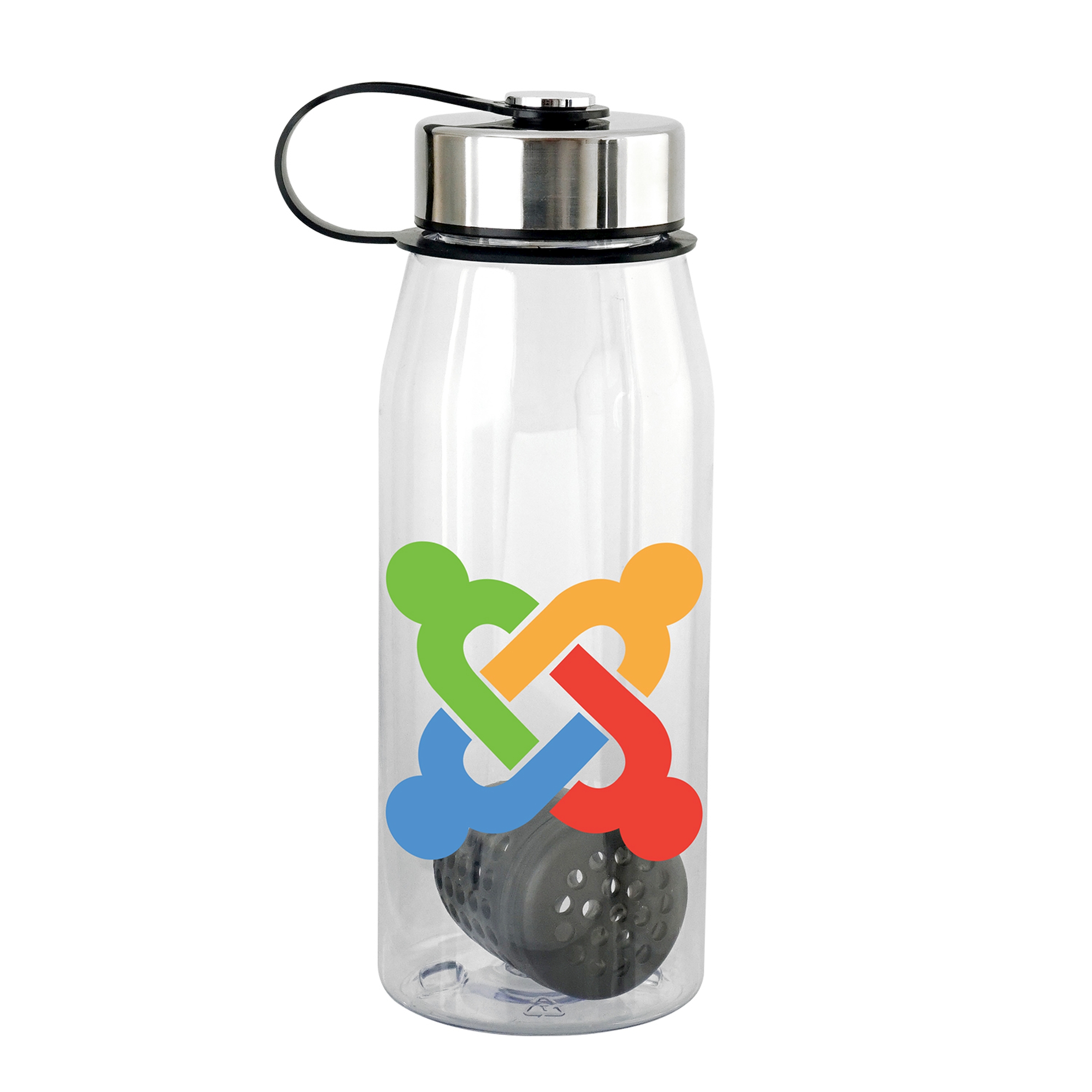 Metal Lanyard Lid 32 oz. Bottle with Floating Infuser 1
