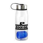 Metal Lanyard Lid 32 oz. Bottle with Floating Infuser - blue Metal Lanyard Lid 32 oz. Bottle with Floating Infuser - blue