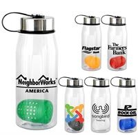 Metal Lanyard Lid 32 oz. Bottle with Floating Infuser 1