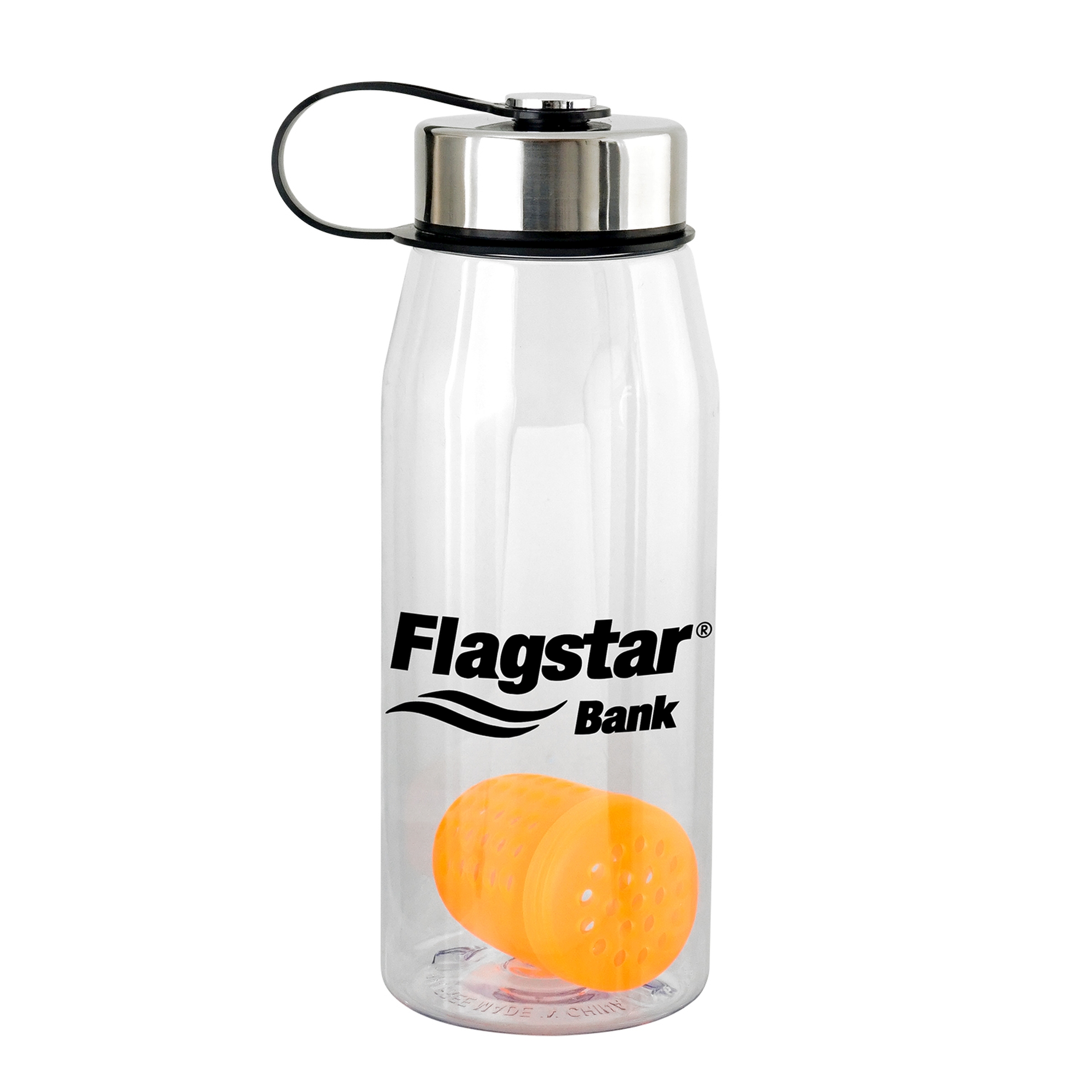 Metal Lanyard Lid 32 oz. Bottle with Floating Infuser 1