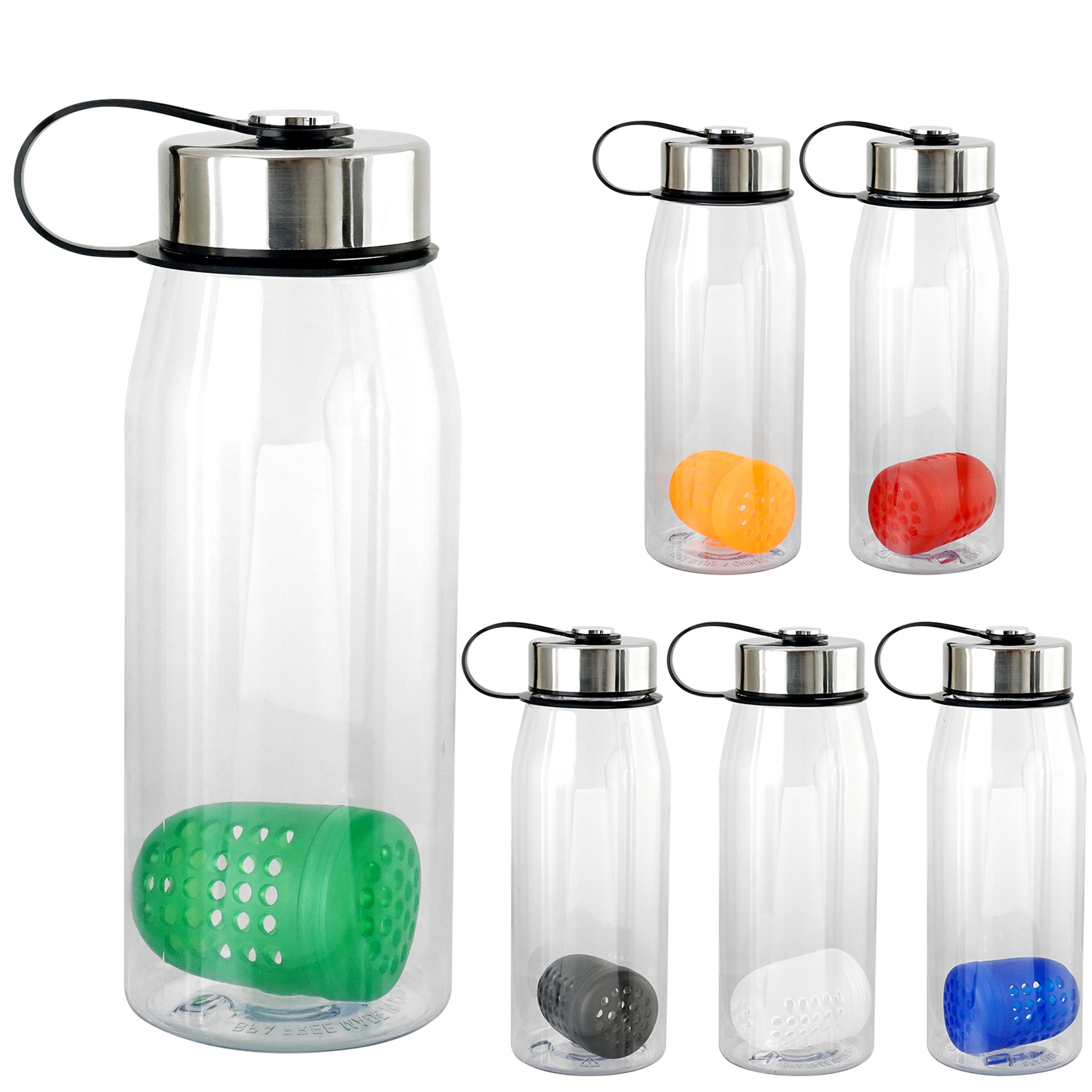 Metal Lanyard Lid 32 oz. Bottle with Floating Infuser 1