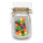 Mason Jar Bag of Candy - Skittles Mason Jar Bag of Candy - Skittles