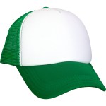 Foam Hexagon Emblem Trucker Hat - green Foam Hexagon Emblem Trucker Hat - green