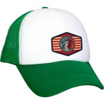 Foam Hexagon Emblem Trucker Hat - green Foam Hexagon Emblem Trucker Hat - green