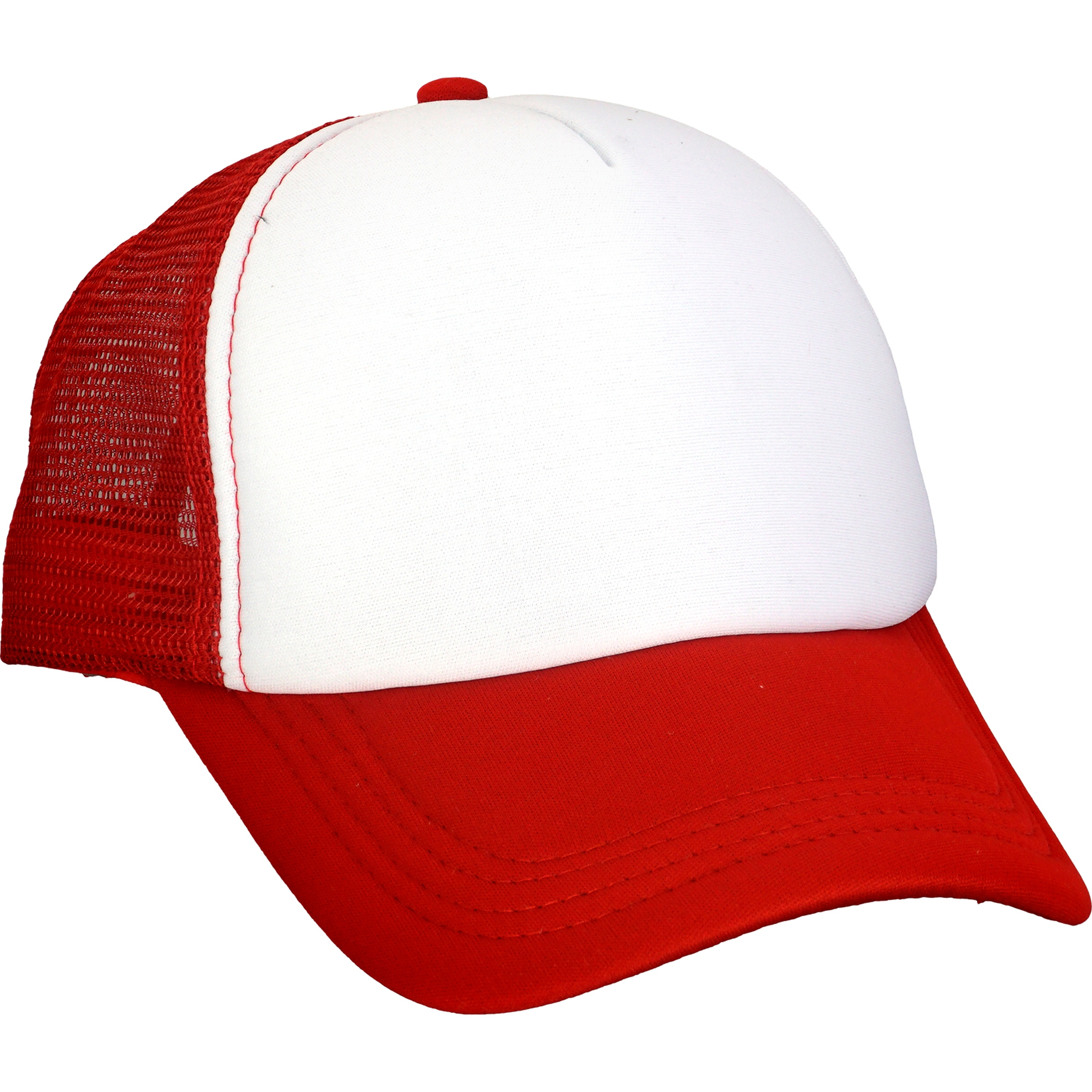 Foam Hexagon Emblem Trucker Hat 1
