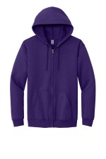 Gildan® Heavy Blend™ Full-Zip Hooded Sweatshirt - Purple Gildan® Heavy Blend™ Full-Zip Hooded Sweatshirt - Purple