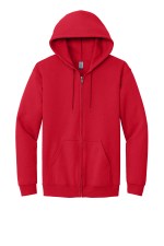 Gildan® Heavy Blend™ Full-Zip Hooded Sweatshirt - Red Gildan® Heavy Blend™ Full-Zip Hooded Sweatshirt - Red