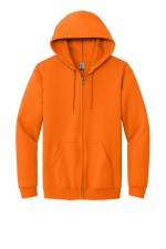 Gildan® Heavy Blend™ Full-Zip Hooded Sweatshirt - Safety Orange Gildan® Heavy Blend™ Full-Zip Hooded Sweatshirt - Safety Orange
