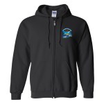 Gildan® Heavy Blend™ Full-Zip Hooded Sweatshirt - Black Gildan® Heavy Blend™ Full-Zip Hooded Sweatshirt - Black