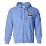 Gildan® Heavy Blend™ Full-Zip Hooded Sweatshirt - Carolina Blue Gildan® Heavy Blend™ Full-Zip Hooded Sweatshirt - Carolina Blue
