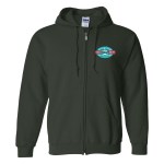Gildan® Heavy Blend™ Full-Zip Hooded Sweatshirt - Forest green Gildan® Heavy Blend™ Full-Zip Hooded Sweatshirt - Forest green