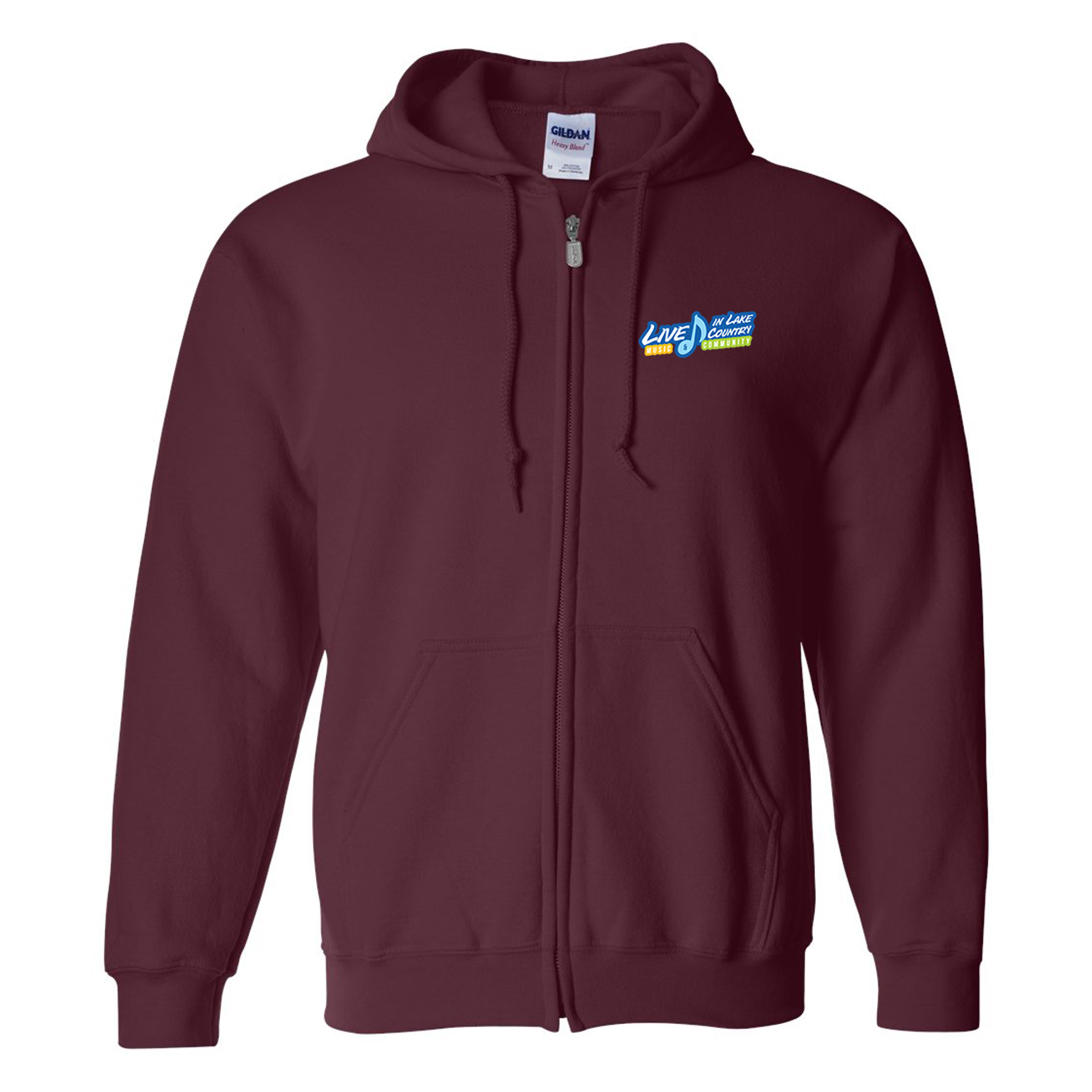 Gildan® Heavy Blend™ Full-Zip Hooded Sweatshirt 1