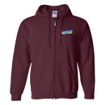 Gildan® Heavy Blend™ Full-Zip Hooded Sweatshirt - Maroon Gildan® Heavy Blend™ Full-Zip Hooded Sweatshirt - Maroon