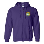 Gildan® Heavy Blend™ Full-Zip Hooded Sweatshirt - Purple Gildan® Heavy Blend™ Full-Zip Hooded Sweatshirt - Purple