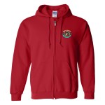 Gildan® Heavy Blend™ Full-Zip Hooded Sweatshirt - Red Gildan® Heavy Blend™ Full-Zip Hooded Sweatshirt - Red
