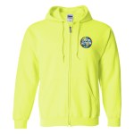 Gildan® Heavy Blend™ Full-Zip Hooded Sweatshirt - Safety Green Gildan® Heavy Blend™ Full-Zip Hooded Sweatshirt - Safety Green