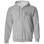 Gildan® Heavy Blend™ Full-Zip Hooded Sweatshirt - Sport Grey Gildan® Heavy Blend™ Full-Zip Hooded Sweatshirt - Sport Grey