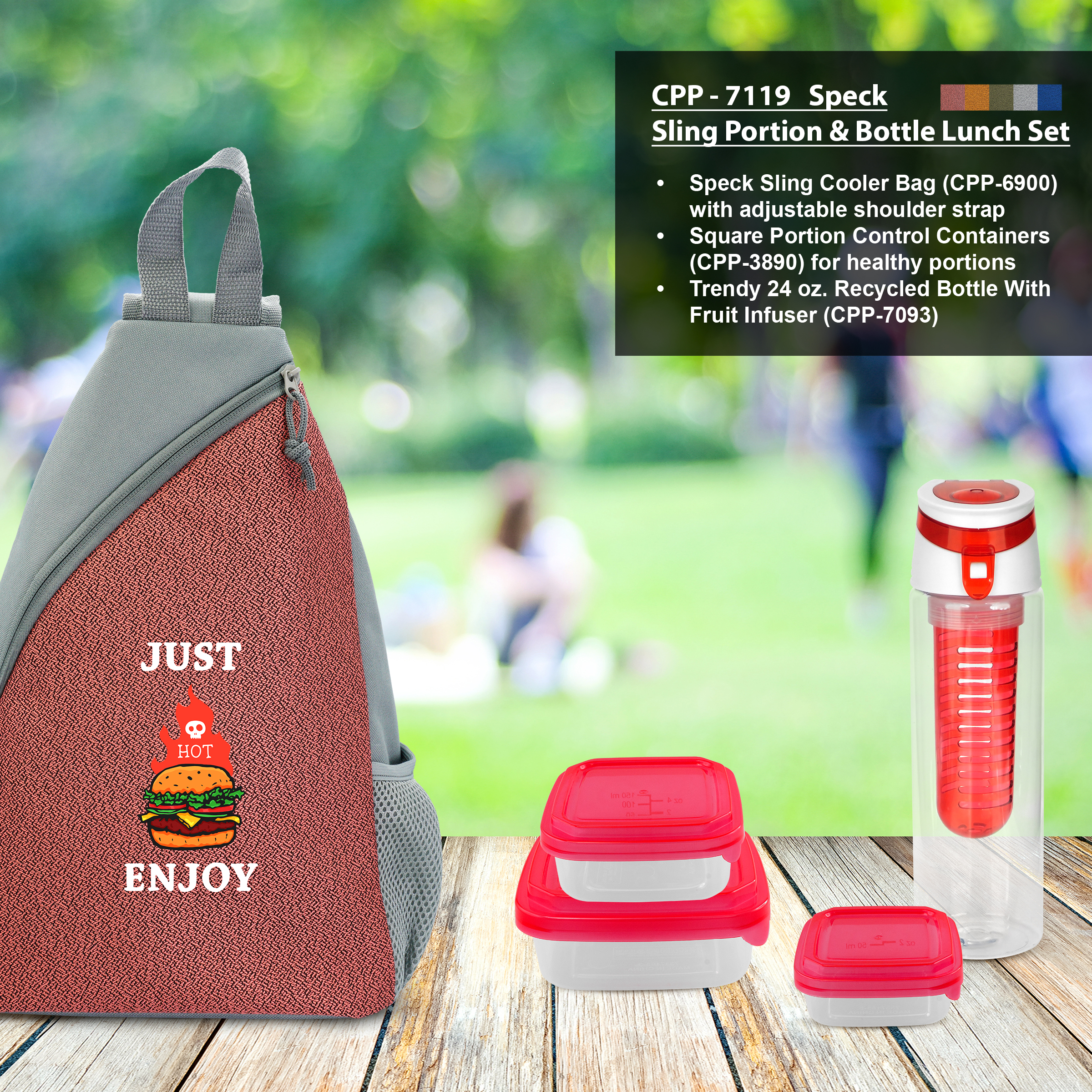 Speck Sling Portion & Bottle Lunch Set 1
