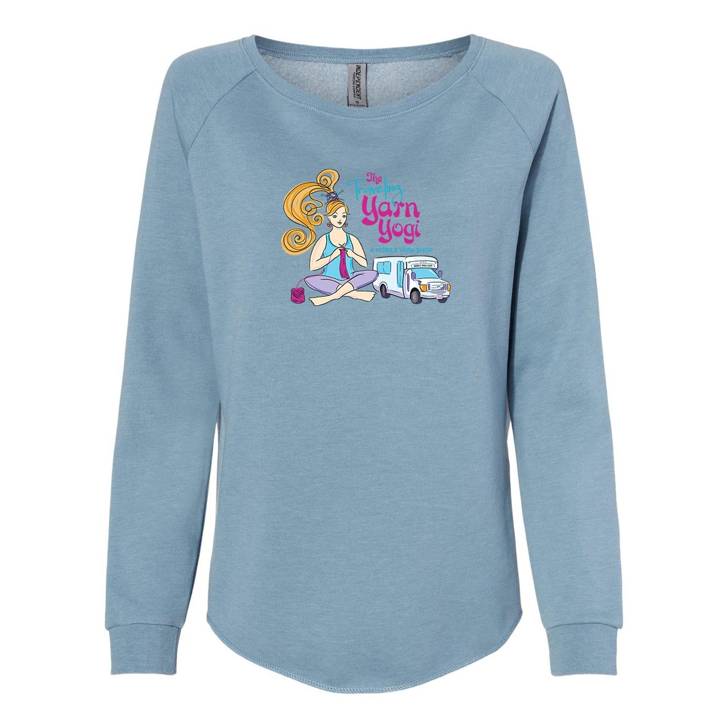 Womens California Wave Wash Crew 1