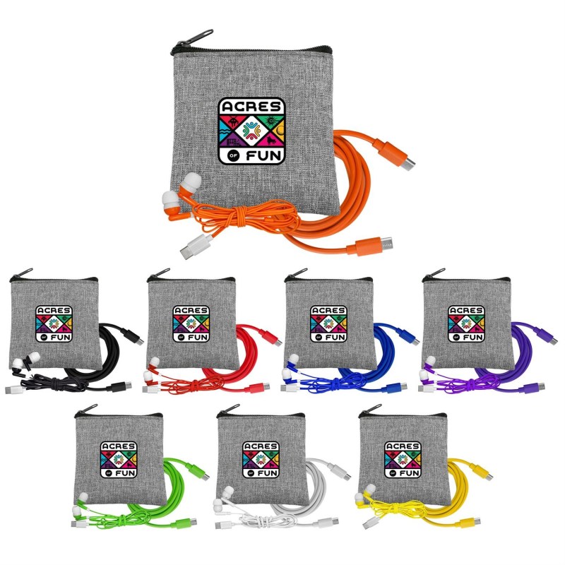 Recycled C to C Cable & Ear Bud Set 1 Recycled C to C Cable & Ear Bud Set 1