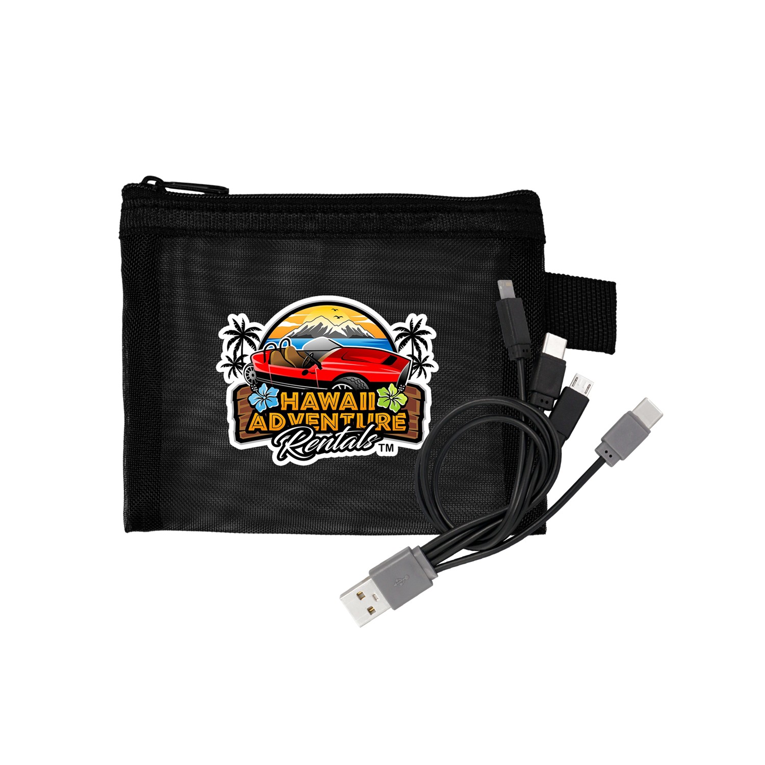 Recycled Mesh Cable Pouch 1