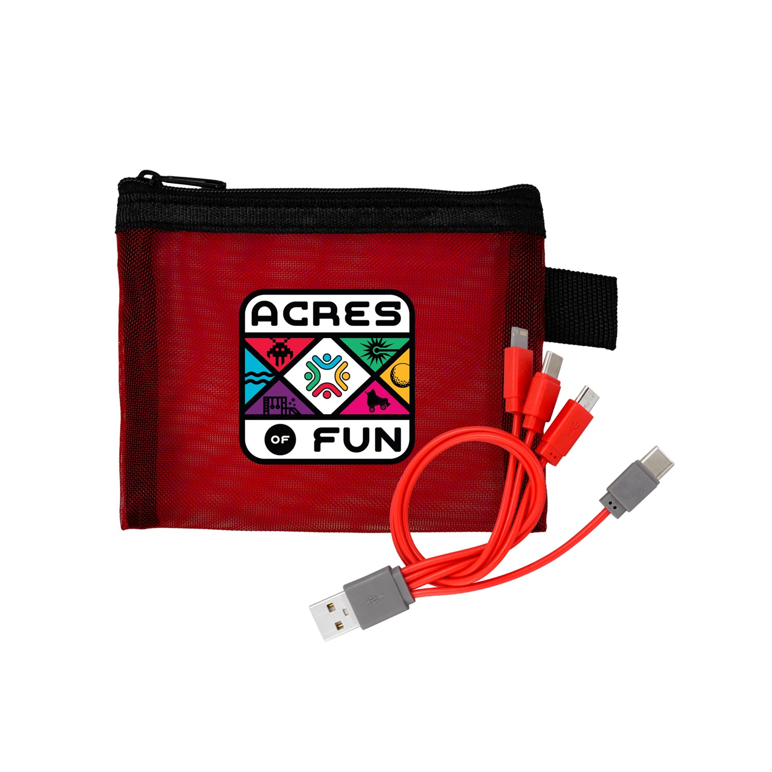 Recycled Mesh Cable Pouch 1
