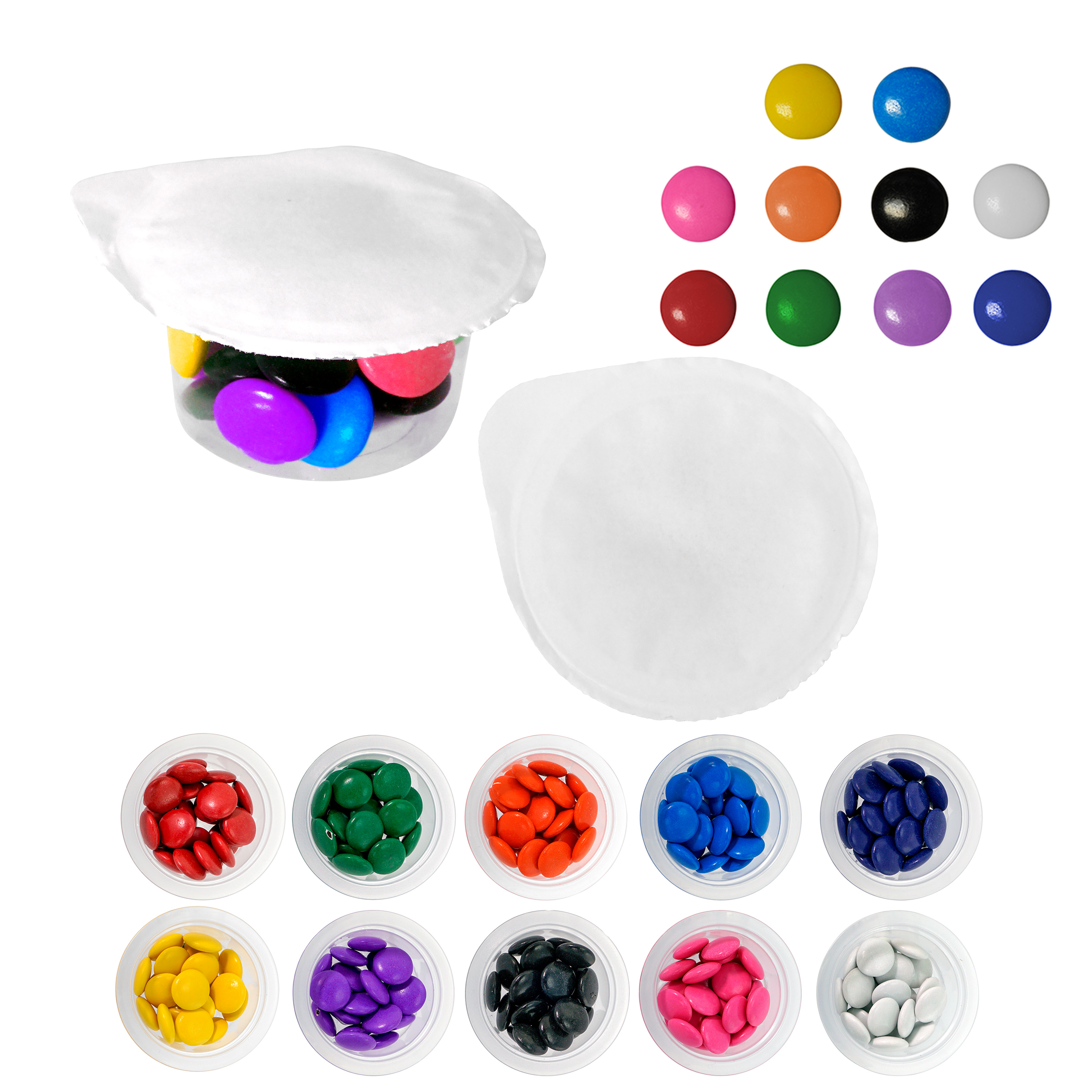 Small Full Color Cup of Printed Candy 1