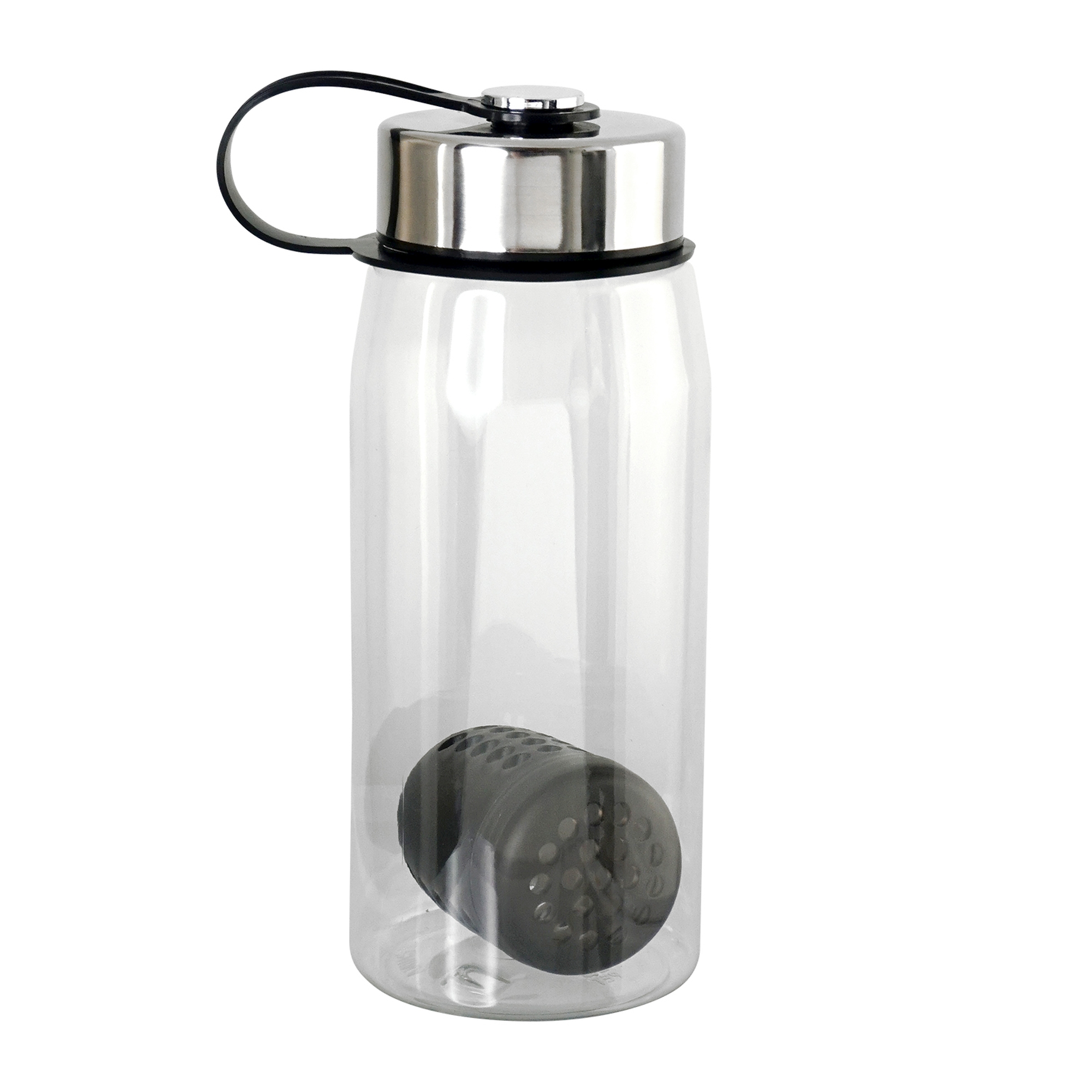 Metal Lanyard Lid 25 oz. Recycled Bottle with Floating Infuser 1