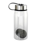 Metal Lanyard Lid 25 oz. Recycled Bottle with Floating Infuser - smoke Metal Lanyard Lid 25 oz. Recycled Bottle with Floating Infuser - smoke
