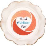 Full Color Flower Cookie - White Full Color Flower Cookie - White