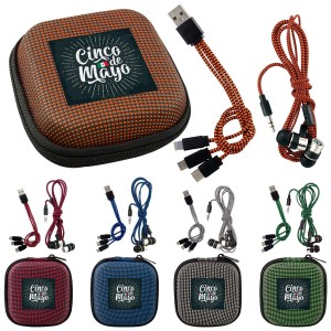 Textured Charging Cable Ear Bud Kit 1 Textured Charging Cable Ear Bud Kit 1